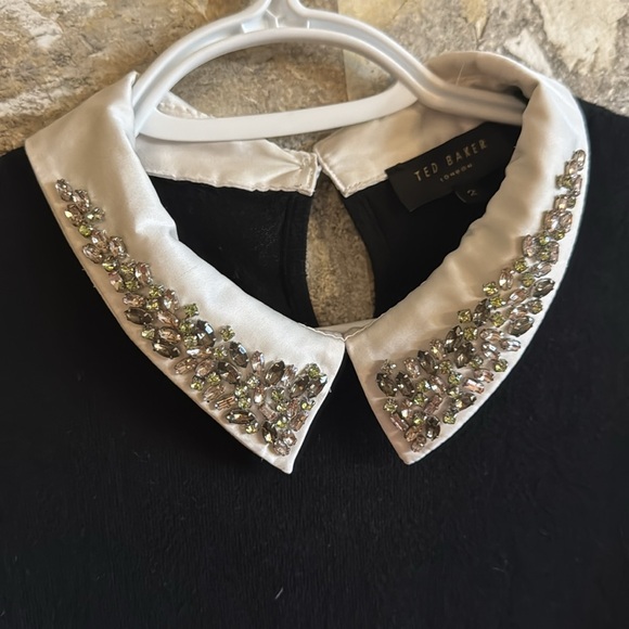 Ted Baker embellish collar quarter sleeve sweater - Picture 7 of 7